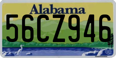 AL license plate 56CZ946