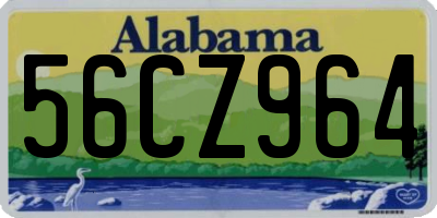AL license plate 56CZ964
