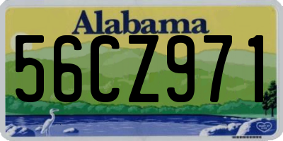 AL license plate 56CZ971
