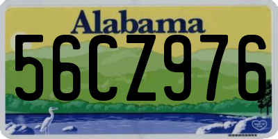AL license plate 56CZ976