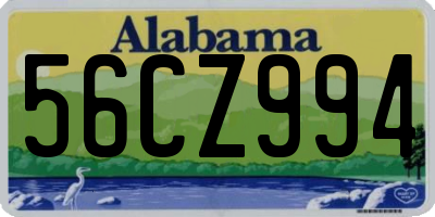 AL license plate 56CZ994