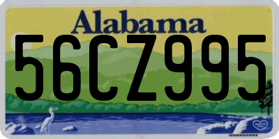 AL license plate 56CZ995