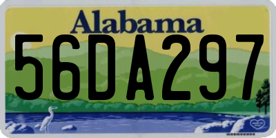 AL license plate 56DA297