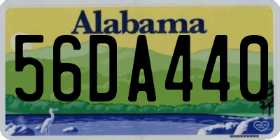 AL license plate 56DA440