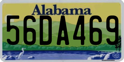 AL license plate 56DA469