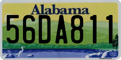 AL license plate 56DA811