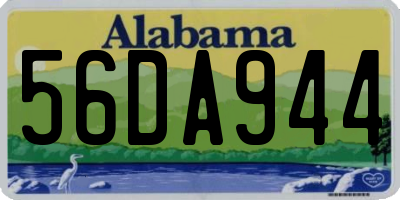 AL license plate 56DA944
