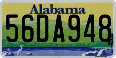 AL license plate 56DA948