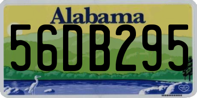 AL license plate 56DB295