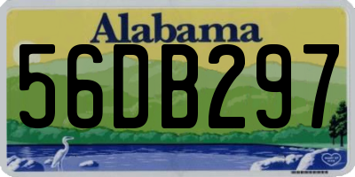 AL license plate 56DB297