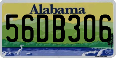 AL license plate 56DB306
