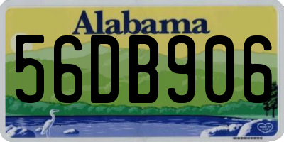 AL license plate 56DB906