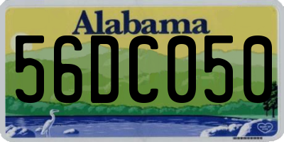 AL license plate 56DC050
