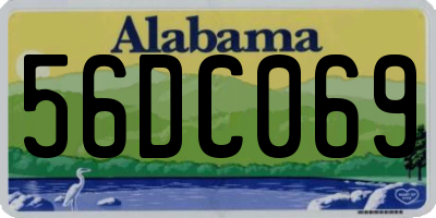 AL license plate 56DC069