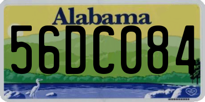 AL license plate 56DC084