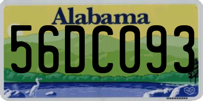 AL license plate 56DC093