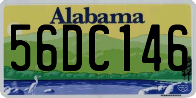 AL license plate 56DC146