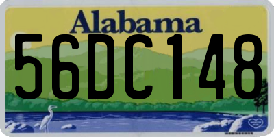 AL license plate 56DC148