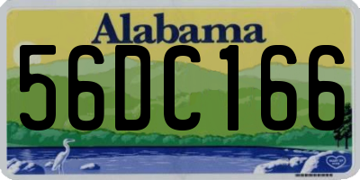 AL license plate 56DC166