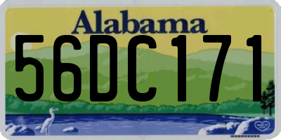 AL license plate 56DC171