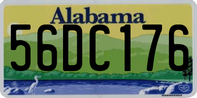 AL license plate 56DC176