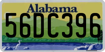 AL license plate 56DC396