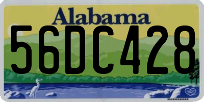 AL license plate 56DC428