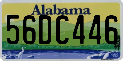 AL license plate 56DC446