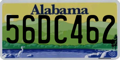 AL license plate 56DC462