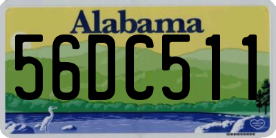 AL license plate 56DC511