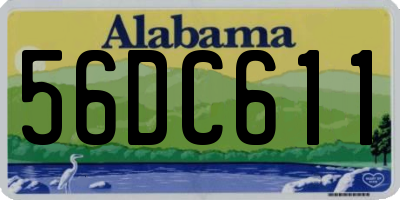 AL license plate 56DC611