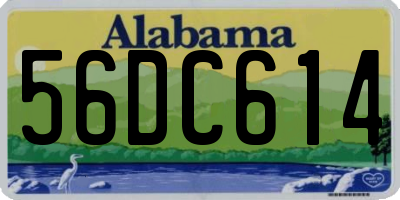 AL license plate 56DC614