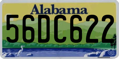 AL license plate 56DC622