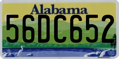 AL license plate 56DC652
