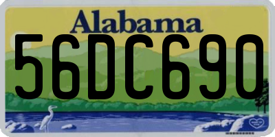 AL license plate 56DC690
