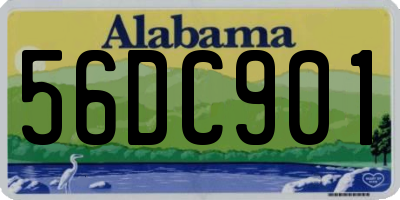 AL license plate 56DC901