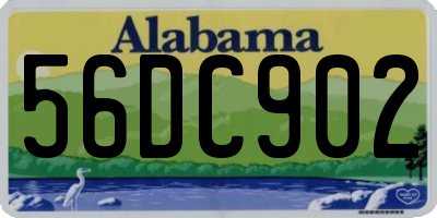 AL license plate 56DC902