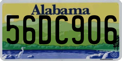 AL license plate 56DC906