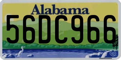 AL license plate 56DC966
