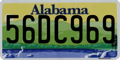 AL license plate 56DC969