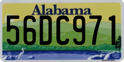 AL license plate 56DC971
