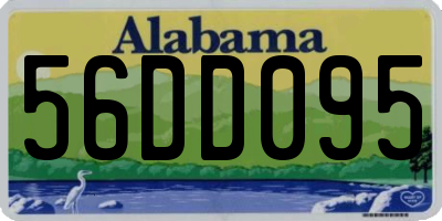 AL license plate 56DD095