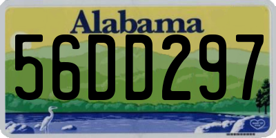AL license plate 56DD297