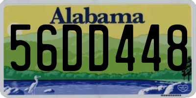 AL license plate 56DD448