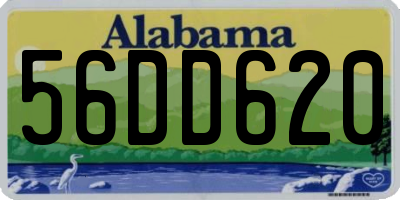 AL license plate 56DD620