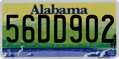 AL license plate 56DD902