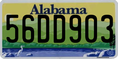 AL license plate 56DD903