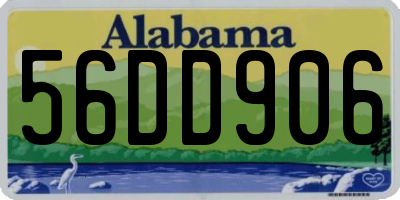 AL license plate 56DD906