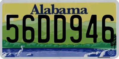AL license plate 56DD946