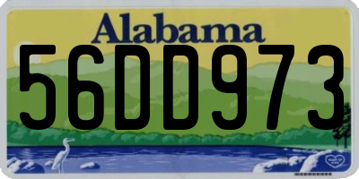 AL license plate 56DD973